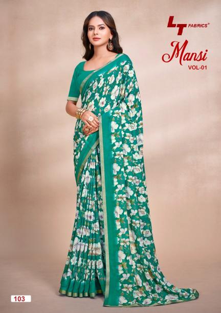 Lt Mansi Vol 1 catalog surat saree franchise