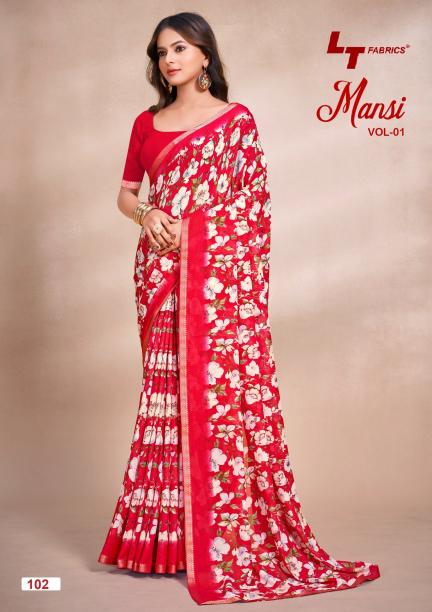 Lt Mansi Vol 1 catalog surat saree franchise