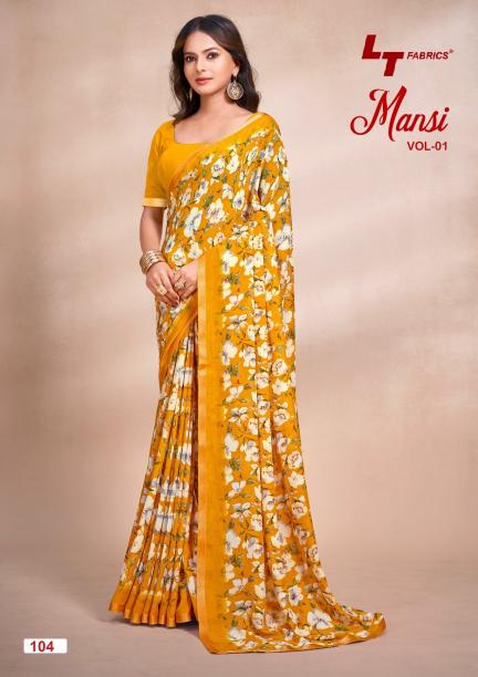 Lt Mansi Vol 1 catalog surat saree franchise