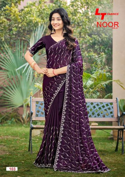 Lt Noor vol 1 catalog fancy sarees surat factory