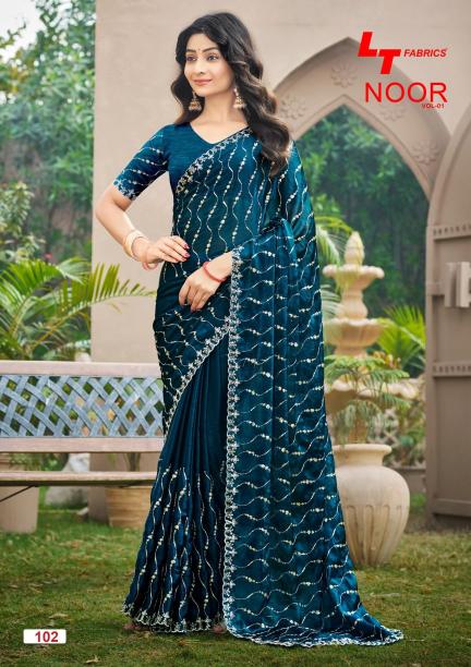 Lt Noor vol 1 catalog fancy sarees surat factory