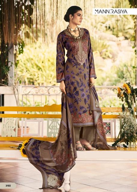 Mannrasiya Casabella Catalog wholesale dress material market in mumbai borivali