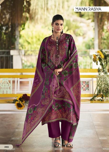 Mannrasiya Casabella Catalog wholesale dress material market in mumbai borivali