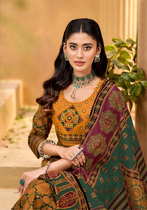 Mayur Ajarakh Vol-10 – Kurti Pant With Dupatta - Wholesale Catalog