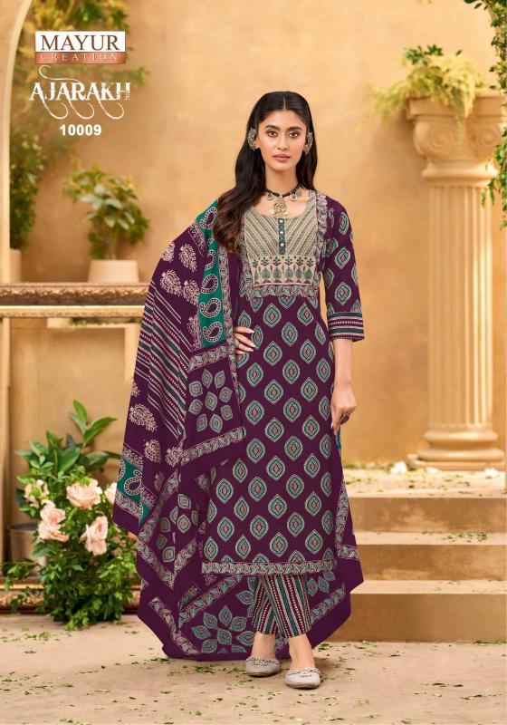 Mayur Ajarakh Vol-10 – Kurti Pant With Dupatta - Wholesale Catalog