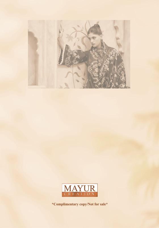 Mayur Creation Amira Vol- 4 – Karachi dress Material