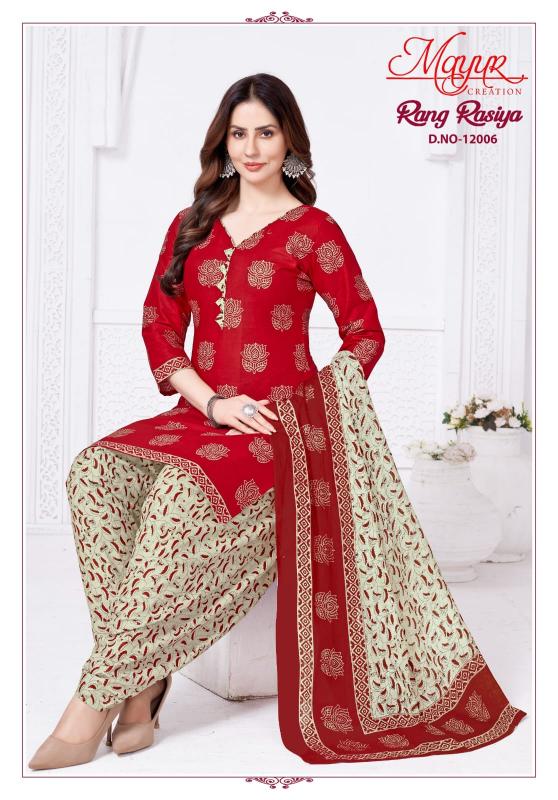 Mayur Rang Rasiya Vol-12 – Dress Material