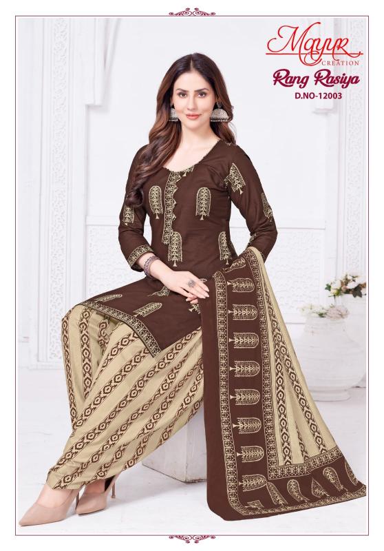 Mayur Rang Rasiya Vol-12 – Dress Material