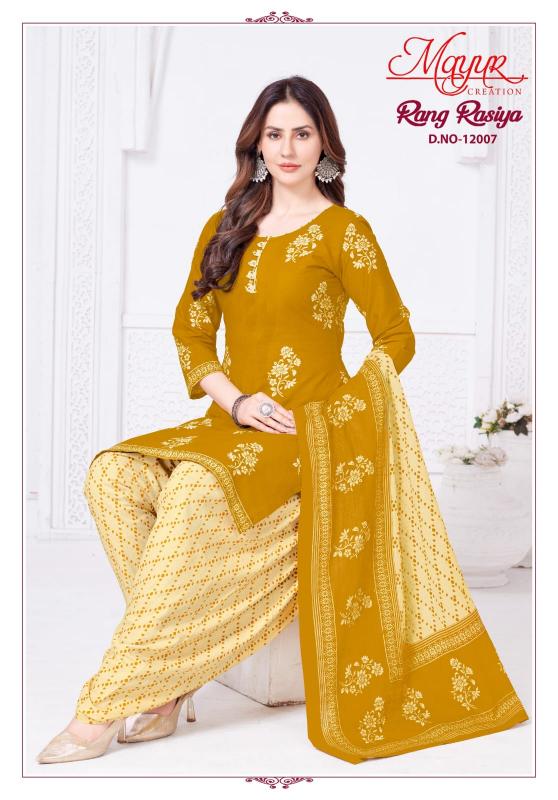 Mayur Rang Rasiya Vol-12 – Dress Material