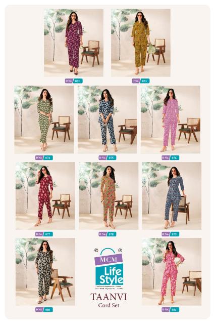 MCM Taanvi Vol-1 – Cord Set - Wholesale Catalog