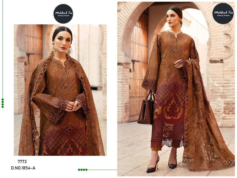Mehboob Tex 1854 catalog pakistani suits wholesalers in surat