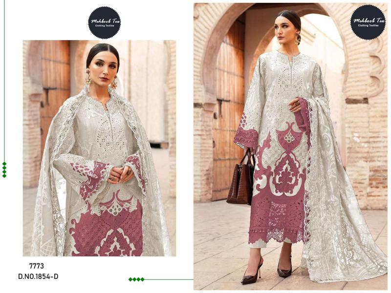 Mehboob Tex 1854 catalog pakistani suits wholesalers in surat