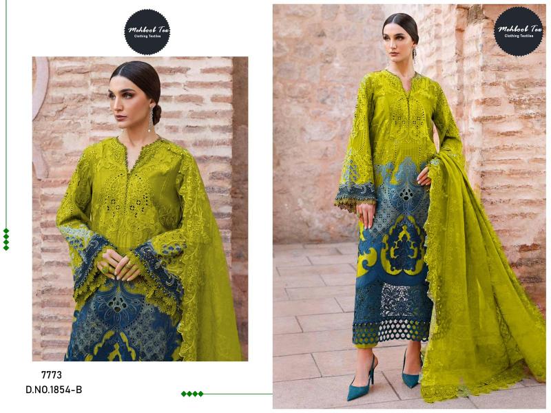 Mehboob Tex 1854 catalog pakistani suits wholesalers in surat