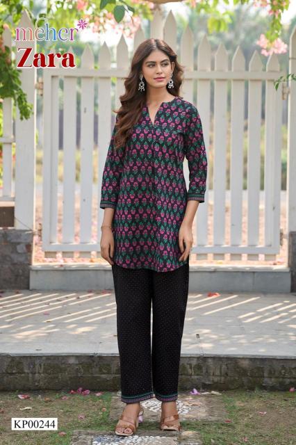Meher Zara catalog desginer co ord set