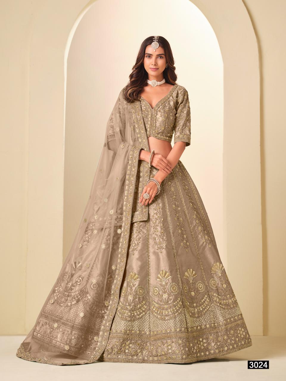 Mehvish Vol 12 catalog desginer wedding leheng choli wholesaler