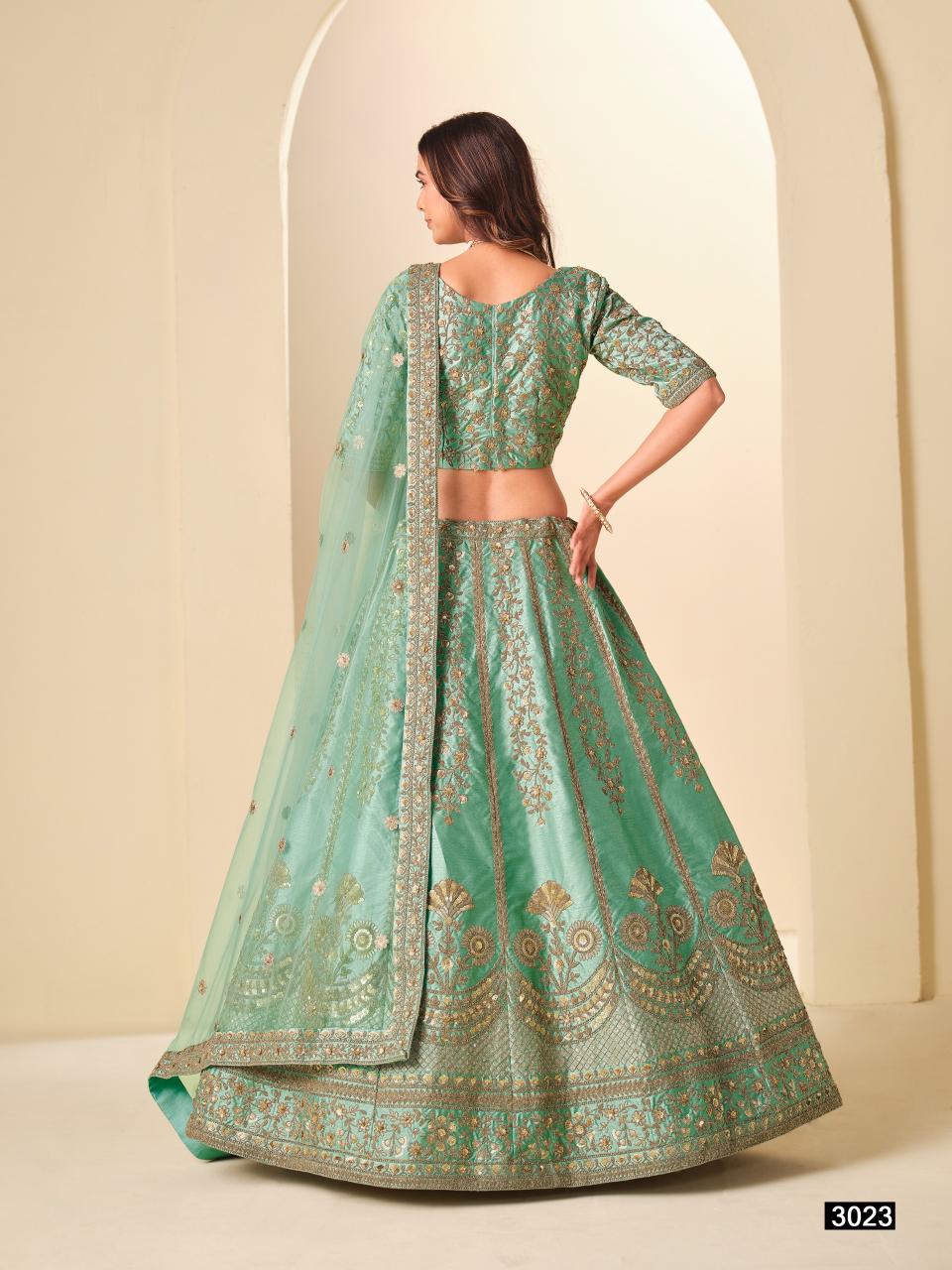 Mehvish Vol 12 catalog desginer wedding leheng choli wholesaler