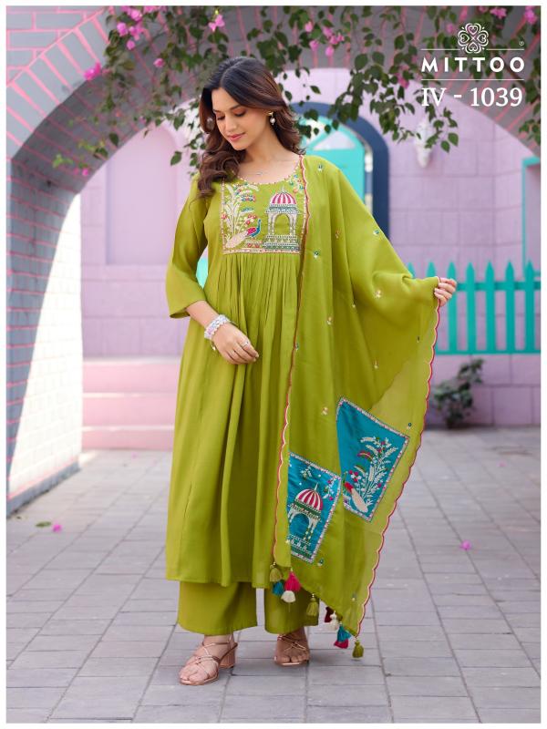 Mittoo Dno 1009, 1039, 1040 catalog desginer kurtis