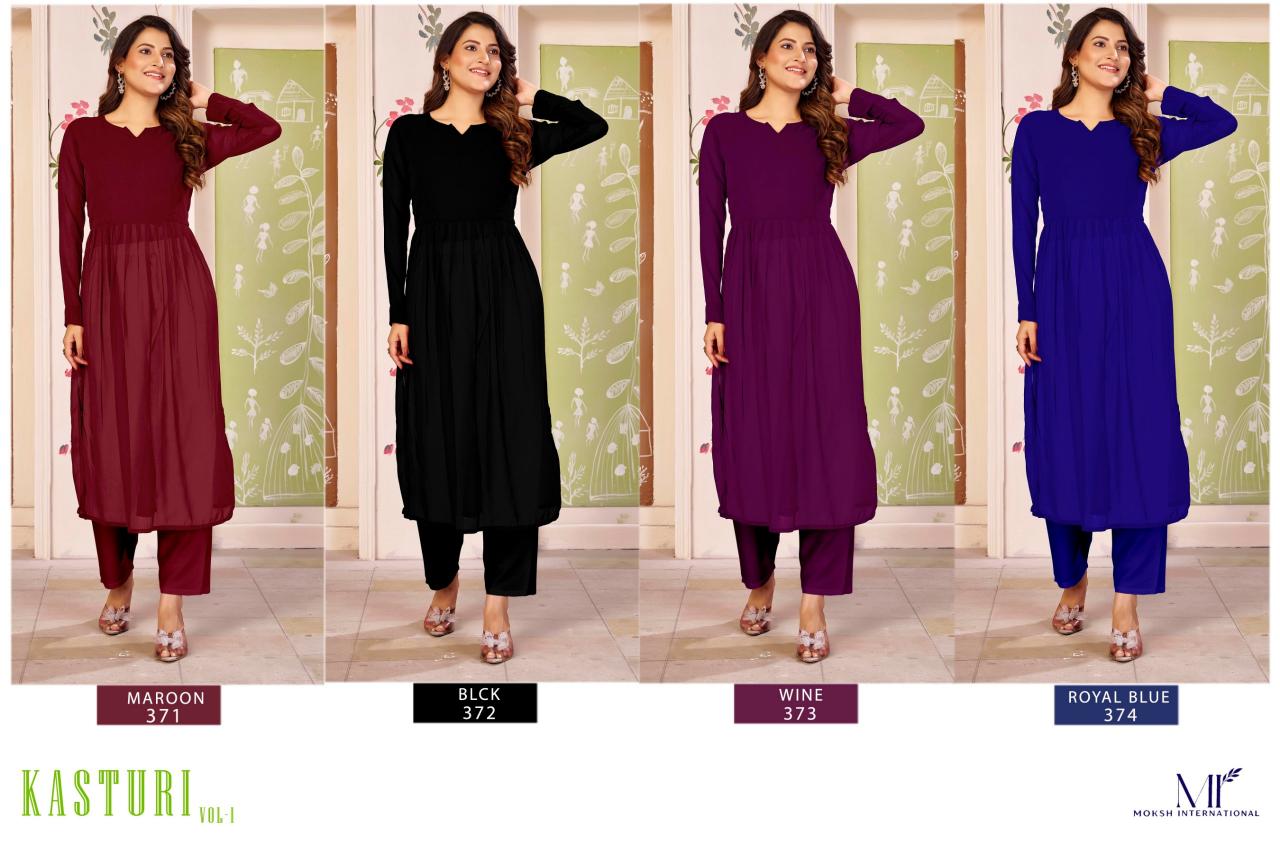 Moksh International Kasturi Vol 1 catalog kurti wholesalers near me