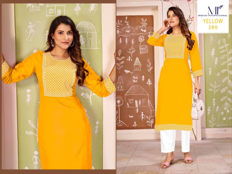 Moksh International Madhur vol 1 catalog latest kurtis 