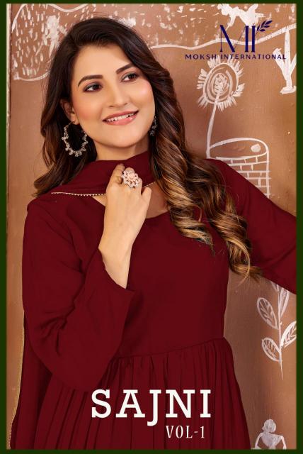 Moksh International Sajni Vol 1 catalog kurti wholesalers near me in surat