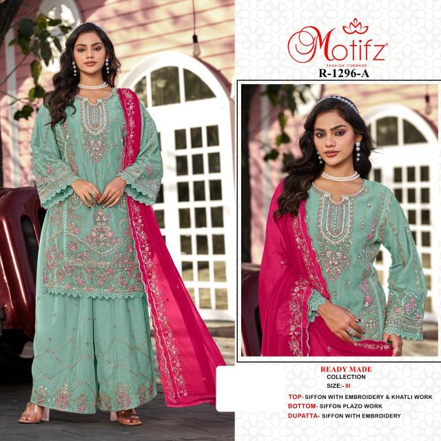 Motifz 1296 catalog pakistani dress in mumbai 