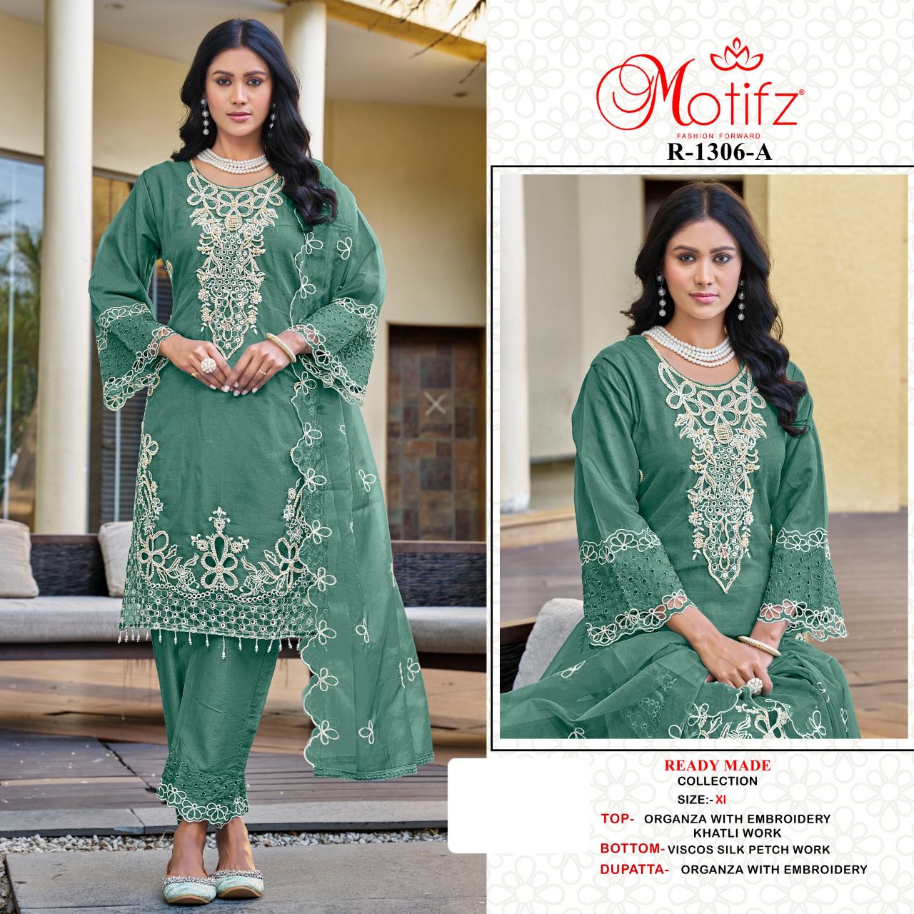 Motifz 1306 catalog pakistani copy suits