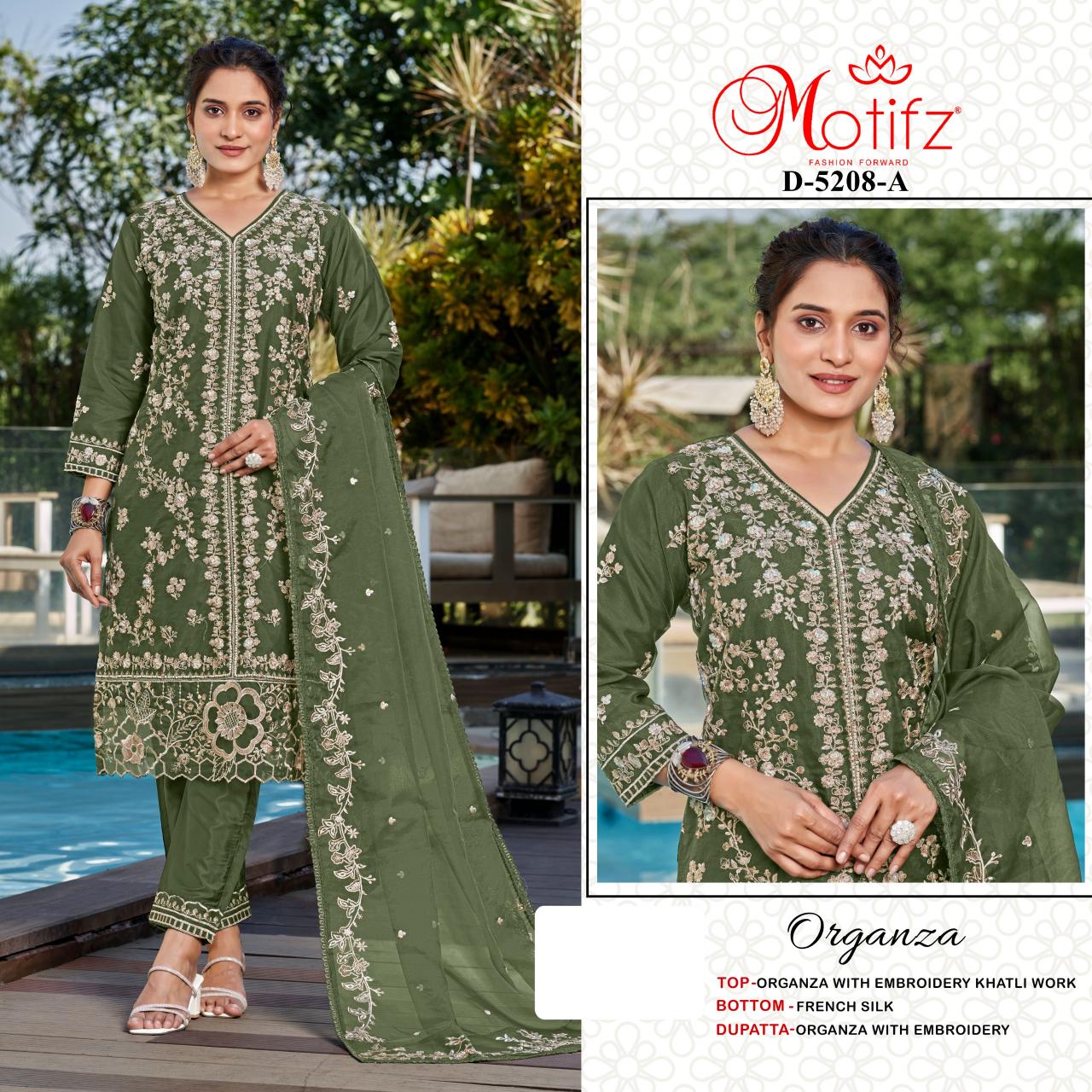 Motifz 5208 catalog wholesale pakistani designer suits