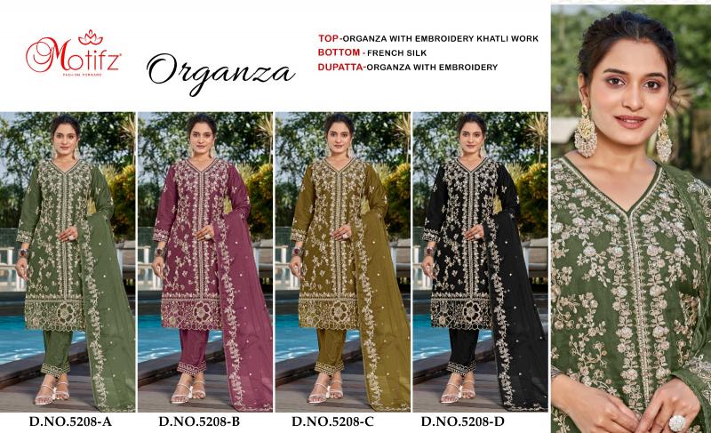 Motifz 5208 catalog wholesale pakistani designer suits