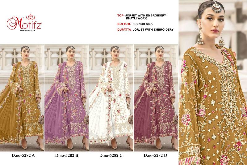Motifz 5282 catalog pakistani replica suits wholesale chennai