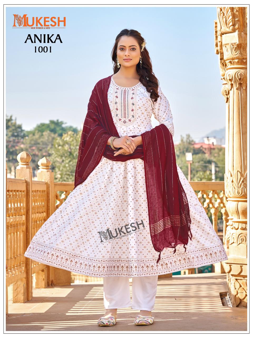 Mukesh Anika catalog kurtis in wholesale rate