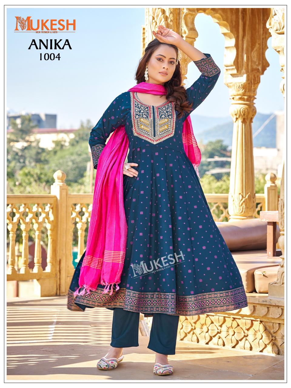 Mukesh Anika catalog kurtis in wholesale rate