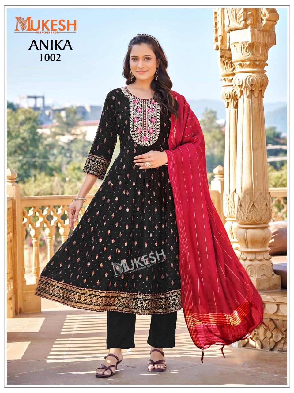 Mukesh Anika catalog kurtis in wholesale rate