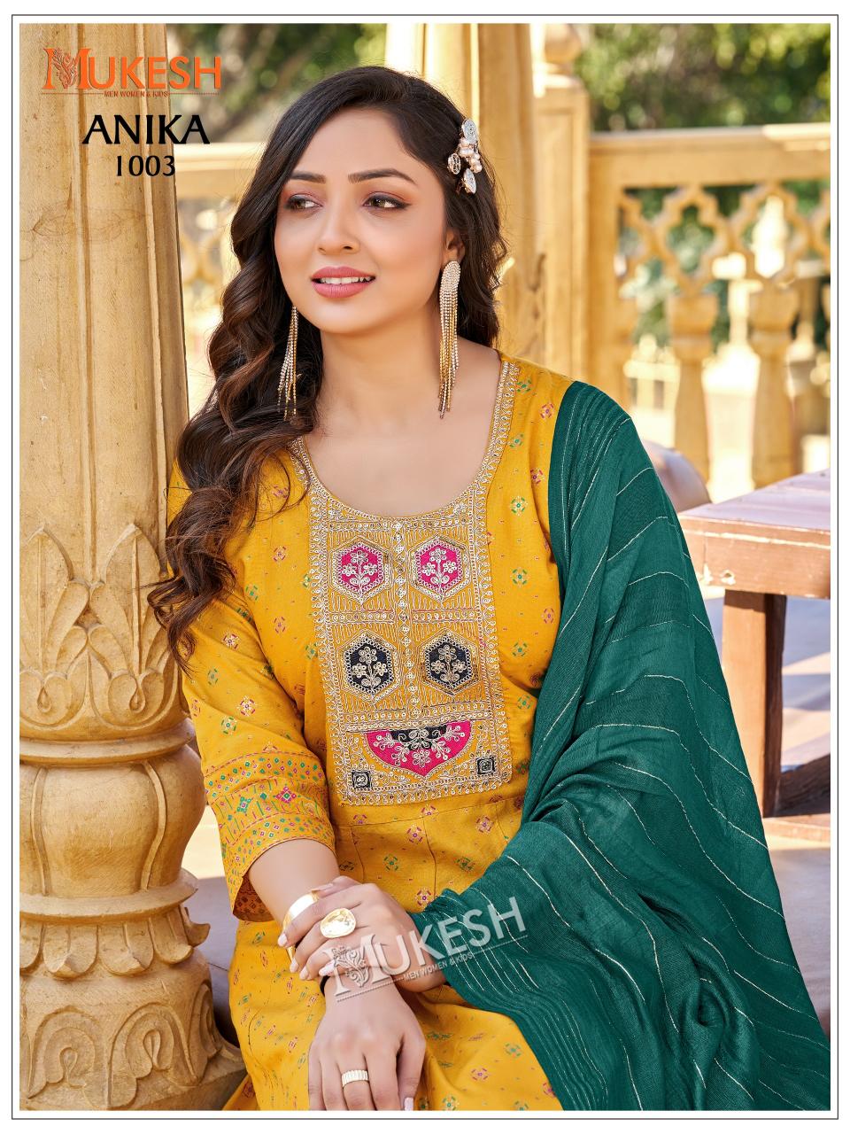 Mukesh Anika catalog kurtis in wholesale rate