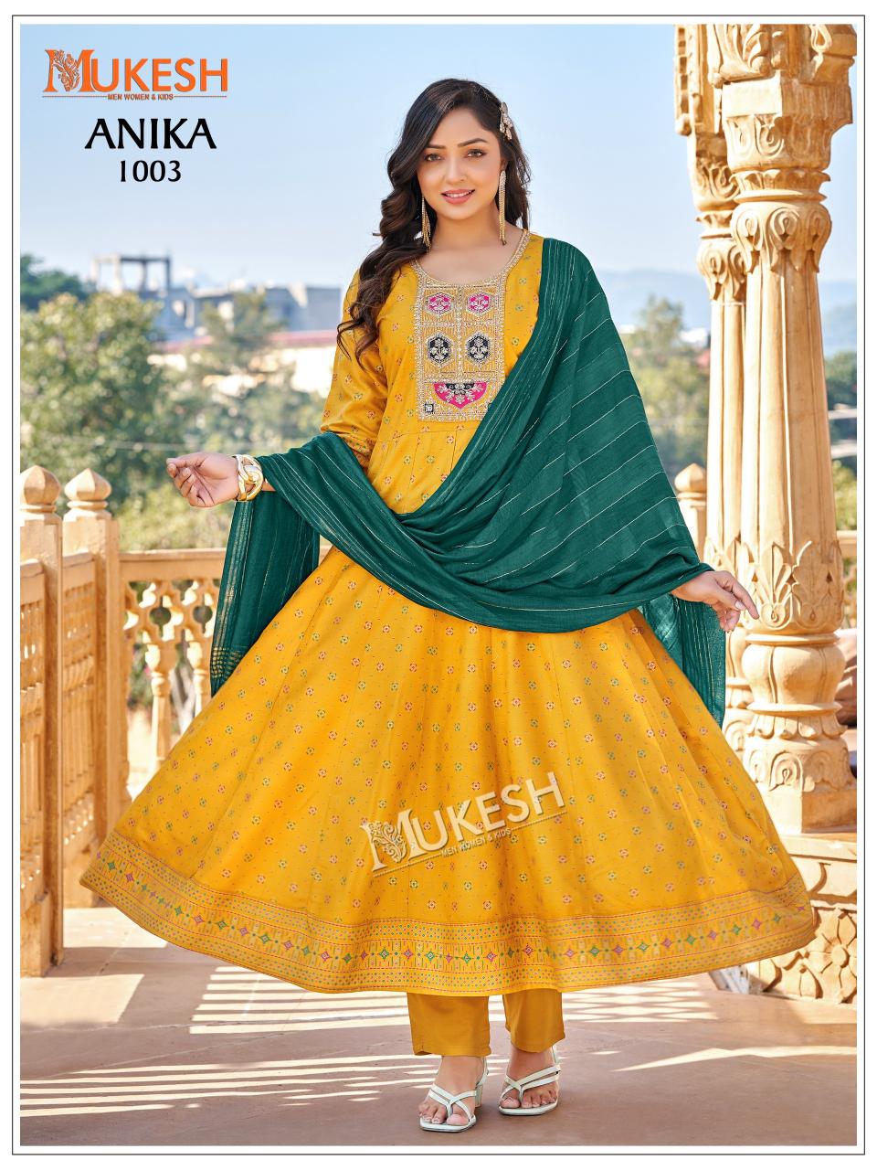 Mukesh Anika catalog kurtis in wholesale rate