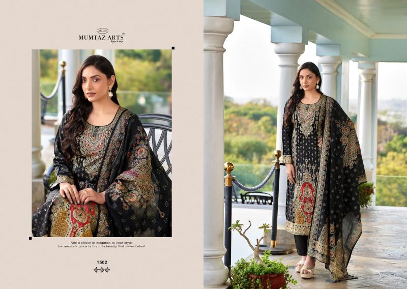 Mumtaz Arts Nasrin catalog unstitched dress material wholesale