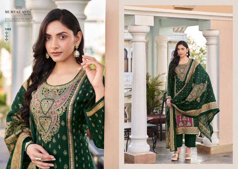 Mumtaz Arts Nasrin catalog unstitched dress material wholesale