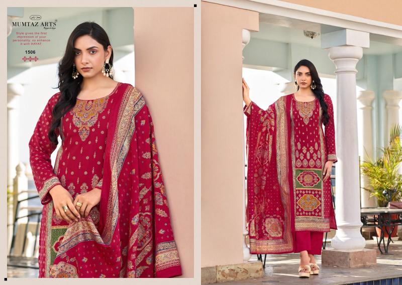 Mumtaz Arts Nasrin catalog unstitched dress material wholesale