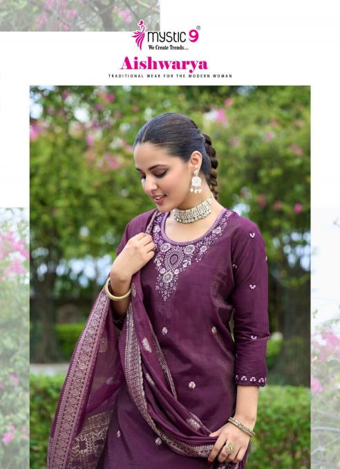 Mystic 9 Aishwariya vol 1 catalog designer kurtis wholesale in pune