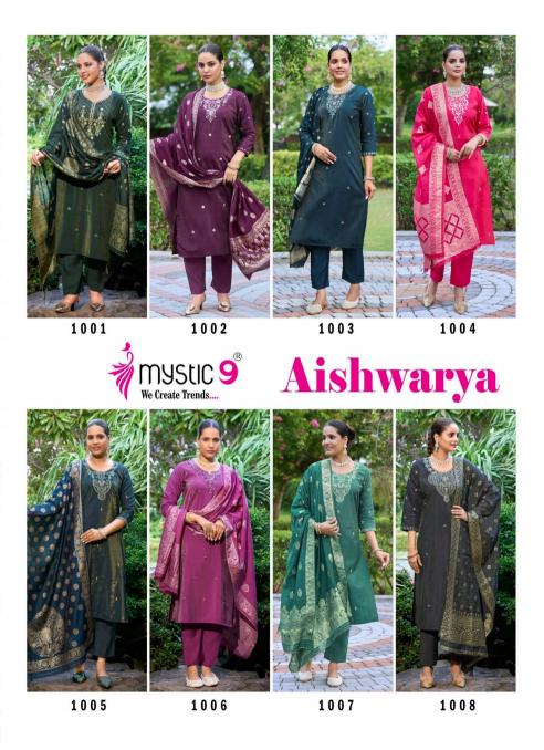 Mystic 9 Aishwariya vol 1 catalog designer kurtis wholesale in pune