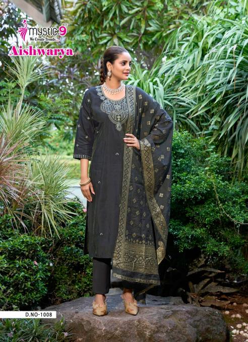 Mystic 9 Aishwariya vol 1 catalog designer kurtis wholesale in pune