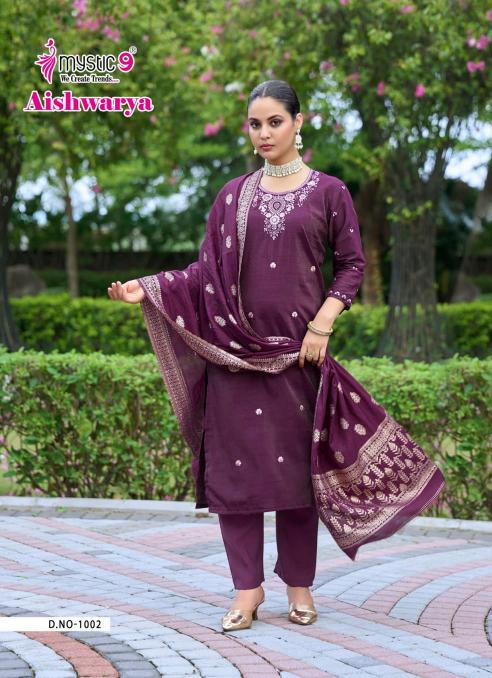 Mystic 9 Aishwariya vol 1 catalog designer kurtis wholesale in pune