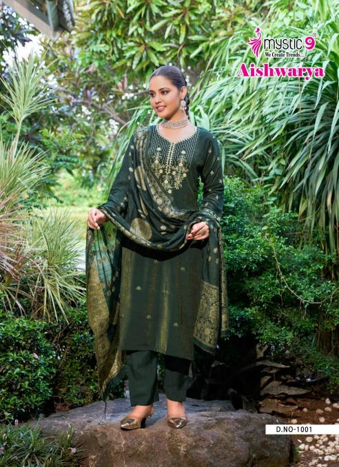 Mystic 9 Aishwariya vol 1 catalog designer kurtis wholesale in pune