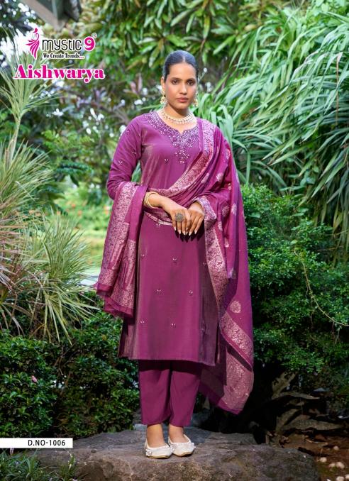 Mystic 9 Aishwariya vol 1 catalog designer kurtis wholesale in pune