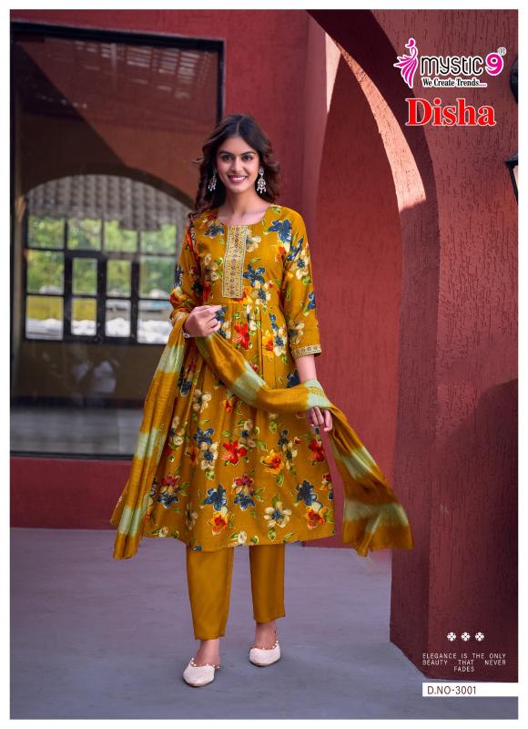 Mystic 9 Disha vol 3 catalog Umbrella cut kurtis