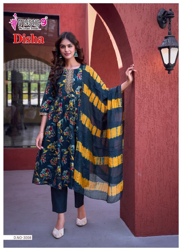 Mystic 9 Disha vol 3 catalog Umbrella cut kurtis