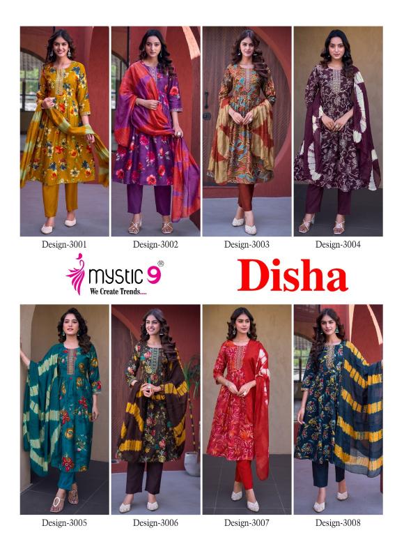 Mystic 9 Disha vol 3 catalog Umbrella cut kurtis