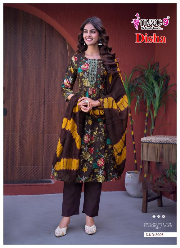 Mystic 9 Disha vol 3 catalog Umbrella cut kurtis