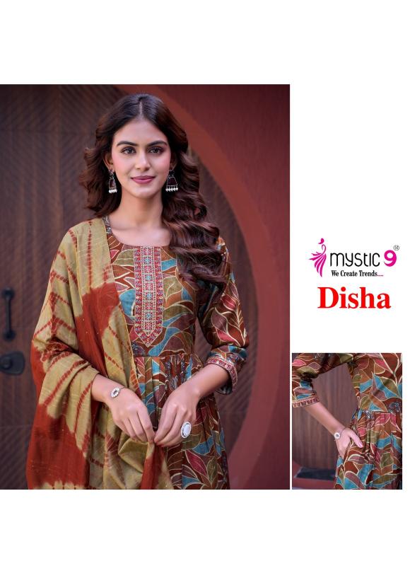 Mystic 9 Disha vol 3 catalog Umbrella cut kurtis