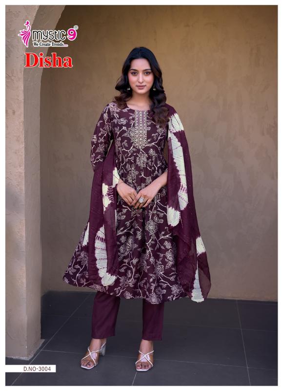 Mystic 9 Disha vol 3 catalog Umbrella cut kurtis