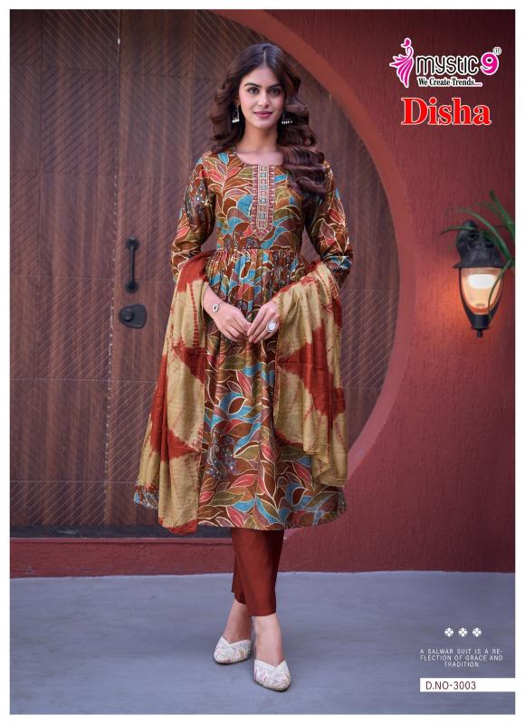Mystic 9 Disha vol 3 catalog Umbrella cut kurtis